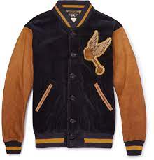 Rrl Wakefield Corduroy And Leather Varsity Jacket Mr Porter Leather Varsity Jackets Mens Jackets Custom Varsity Jackets