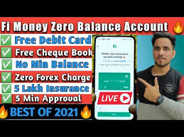 Bank of baroda zero balance account kaise khole www.bankofbaroda.in/ thanks for. Federal Bank Fi Money Zero Bank Account Opening How To Open Fi Money Zero Balance Account Fi Money Youtube