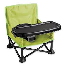 product image for summer infant pop n sit portable booster seat in green grey portable high chairs portable booster camping with a baby