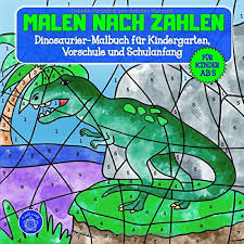 Crafts,actvities and worksheets for preschool,toddler and kindergarten.free printables and activity pages for free.lots of worksheets and coloring pages. Malen Nach Zahlen Ab 5 Dinosaurier Malbuch Fur Kindergarten Vorschule Und Schulanfang Bonusmotive Tiermandalas Fur Kinder Creatif Le Petit Amazon De Bucher