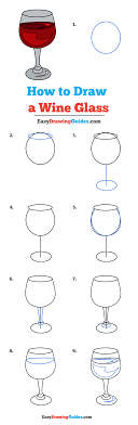 How To Draw A Wine Glass Really Easy Drawing Tutorial Step by step drawing tutorial on how to draw champagne and glasses. how to draw a wine glass really easy