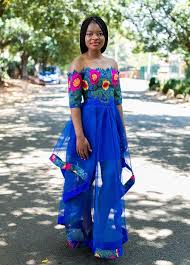 The tsonga shangaan tribe are mainly located in north mozambique and the northern province in south africa, and they are known for their beautifully colourful traditional attires. Tsonga Traditional Dresses Designs For Wedding Style2 T