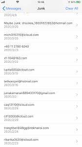 You can tap the clear all butto to remove all junk messages form the iphone, or tap a message to view the message content, and you can restore the message to the normal messages application, or click the delete imessages to remove it from the iphone. How To Find And Remove Junk Message On Iphone