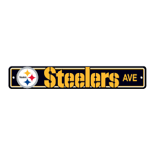 Display your spirit with officially licensed pittsburgh steelers office supplies, home furnishings, and more from the ultimate sports store. Nfl Pittsburgh Steelers Home Room Bar Office Decor Ave Street Sign 4 X 24 Ebay