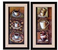 56 cafe espresso kitchen decor coffee theme kitchen. Cafe Espresso 3d Kitchen Dining Room Wall Art Decor Set Of 2 By Legacy Decor 79 99 Black Frame Coffee Decor Kitchen Cafe Kitchen Decor Dining Room Wall Art