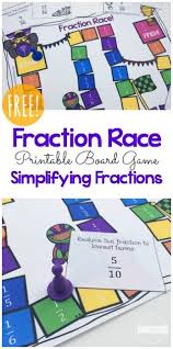Homemade board game homemade board games math board games. Free Fraction Board Games