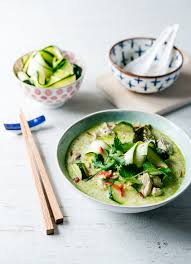 For the same reason i put an empty bowl in the refrigerator and a container of salad in the cabinet. Chicken Cashew And Coconut Soup With Pickled Zucchini Dish Magazine