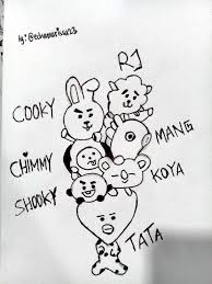 Gambar mewarnai princess elsa gambar aneh unik lucu kartochka. Mewarna Bt21 Bt21 X Nara Home Deco Flannel Blanket Cooky Harumio Kto Iz Bt21 Tvoj Soulmejt Janyce Brow
