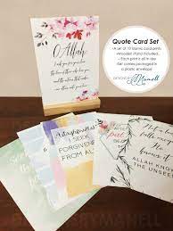 These are documents that include most of the. Islamic Quote Card Set Quote Cards Card Set Printed Cards