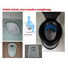 Letak pencuci tandas sekitar mangkuk tandas, permukaan mangkuk tandas dan lantai. Commode Chair Kerusi Tandas Hamil Pregnant Cangkung Squatting Toilet Mobile Seat Shopee Malaysia