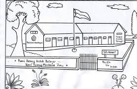 Gambar kartun anak sekolah sd hitam putih. Gambar Kartun Lucu Untuk Anak Sd