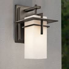 Kichler lighting 45375ozl18 armida™ 2 light vanity light with led bulbs olde bronze®. Kichler Caterham Outdoor Wall Light 49642oz Destination Lighting
