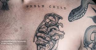Jake paul джейк пол запись закреплена. Hand Holding A Heart Shaped Grenade Tattooed On Jake
