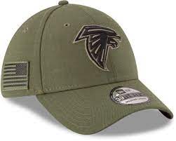 Atlanta Falcons New Era 3930 Nfl On Field 2018 Sts Stretch Fit Cap Lovemycap Atlanta Falcons Salute To Service New Era
