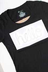 I'd recommend parchment paper instead of wax paper, the silicon is less likely to flake off onto the adhesive than wax. Freezer Paper Stencil Shirt Tutorial Pretty Providence