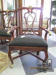 Thomasville Accent Chair With The Classic Ball Claw Feet In Brass Measures 27 21 43 Two In Store At Time Of Posting If You Chair Thomasville Accent Chairs