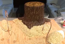 If needed, cut parchment into two pieces to fit on baking sheets. Tree Cake Tutorial