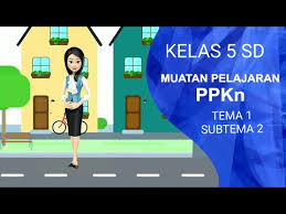 Video Pembelajaran Ppkn Kelas 5 Tema 1 Subtema 2 Youtube