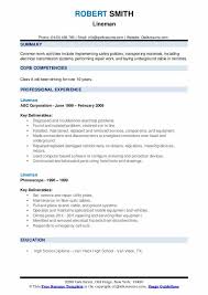 Write an effective cover letter. Lineman Resume Samples Qwikresume