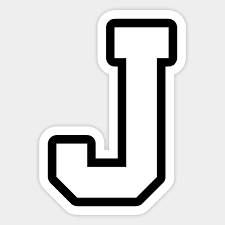 Indian baby boy names starting with j ; Capital J Alphabet Letters Letter J Sticker Teepublic