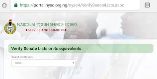 We have used image illustration to show your below every. List Of Institutions Whose Senate List Is Out On Nysc Portal Nyscinfo Com