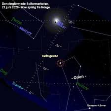 Og det ligner, at der er taget en bid af månen. Ringformet Solformorkelse Den Astrolog Andrew Bevan Facebook
