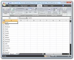 You can use python to sort a list by using sorted(). How To Alphabetize In Excel A Guide To Organized And Efficient Lists Udemy Blog