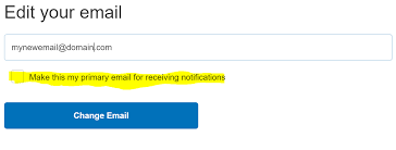 You'll see this listed next to your name and the year you joined paypal. Solved Can T Change Primary Email Address Paypal Community