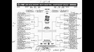March 1, 2019 at 4:35 p.m. March Madness Bracket Predictions 50 Days From Selection Sunday Youtube
