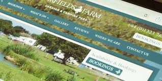 Holiday Campsite Web Design I Designed And Developed This New Website For Fairfields Farm In Eastbourne East Sussex T Web Design Website Design Photo Showcase