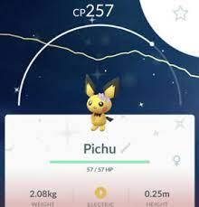 When pichu plays with others, it may short out electricity with another pichu, creating a shower of sparks. Shiny Flower Crown Pichu Pokemon Go Ebay