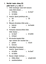 Ikuti websiteedukasi.com di aplikasi google news dengan cara following (temukan feed website edukasi di bagian following/mengikuti) untuk mendapatkan berita & perangkat pembelajaran terbaru dengan sangat mudah. Download Kumpulan Soal Uts Genap Pendidikan Agama Islam Kelas 2 Semester 2 Rief Awa Blog