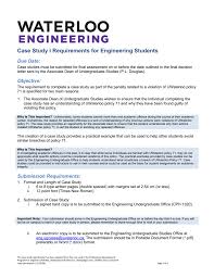 Collegiate deca's case studies are developed through industry research to reflect current issues and trends in business and industry. Engineering Case Study I
