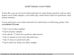 Cover Letter Template For Retail