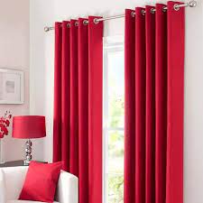 The velvet drapery is constructed with gorgeous, matte silver grommets and can be hung on your favorite. Solar Red Blackout Eyelet Curtains Red Curtains Living Room Blackout Eyelet Curtains Red Curtains Bedroom