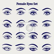 Bilder zeichnen leicht bilder zum nachzeichnen leicht. Kugelschreiber Zeichnen Weibliche Augen Gesetzt Isoliert Auf Wandposter Poster Hipster Sideway Schone Myloview De