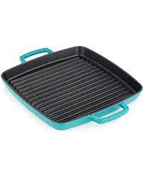 Martha Stewart Collection 11 Enameled Cast Iron Grill Pan Only At Macy S Martha Stewart Collection Kitchen Cast Iron Grill Pan Cast Iron Grill Grill Pan