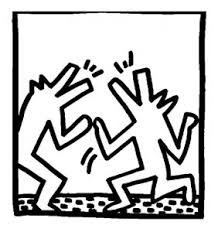Examples of his murals were shown on the overhead during the activity for. Simple Free Keith Haring Coloring Page To Print And Color Keith Haring Keith Haring Art Haring Art