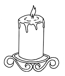 Coloring Page Burning Candle By Blackcatstitchcrafts On Etsy Coloring Pages Burning Candle Batman Coloring Pages