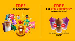 Virtual gift card value can be redeemed for smilemakers merchandise.) good for use on smilemakers only; Mcdonald S Malaysia Launches Drive Thru Weekend With Loads Of Free Gifts And Freebies Megasales