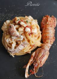 Spaghetti con le cicale saporiti e gustosi? Le Leccornie Di Danita Bavette Con Cicale Di Mare E Triglie