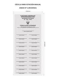 Jump to navigation jump to search. Elecciones 2020 Este Es El Diseno De Las Cedulas De Sufragio Para El Voto Manual Y El Voto Electronico Peru Gestion