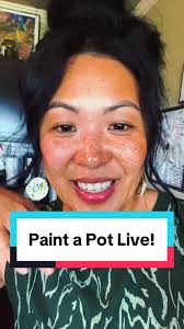 Live tonight in 30 minutes! Come and hang out while I paint some planters.  What should I paint??? #livestream #arttok #paintingplanters #paintingfun