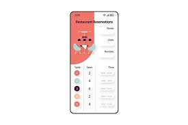 Restaurant Reservations Smartphone In 2020 Restaurant Reservations Layout Design Restaurant