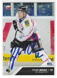 Tyler Bouck Signed 2009/10 City Press Card #228