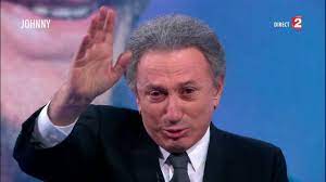 Risitas salut mon pote michel drucker. Video Salut Mon Pote Michel Drucker Finit En Larmes Son Emission En Hommage A Johnny