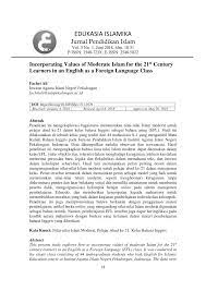 Sasaran dakwah susah menerima kebenaran dan berterusan berada dalam kejahilan. Pdf Incorporating Values Of Moderate Islam For The 21st Century Learners In An English As A Foreign Language Class