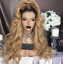 Black And Blonde Ombre Wig Honey Blonde Lace Front Wig Glueless Full Lace Wigs Human Hair Ombre Wig Black Roots 1b 27 Body Wave Brazilian Virgin Hair Remy Brazilian Hair Glueless Lace Wig Lace Front Wigs