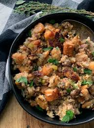 Cook and stir with a spatula, breaking apart the sausage until cooked, 5 to 7 minutes. Crockpot Stuffing Old Fashioned Bread Sausage A Gouda Life