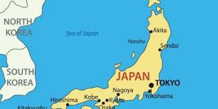 Detailed elevation map of japan with roads, cities and airports. Tokyo World Map Tokyo On World Map KantÅ Japan